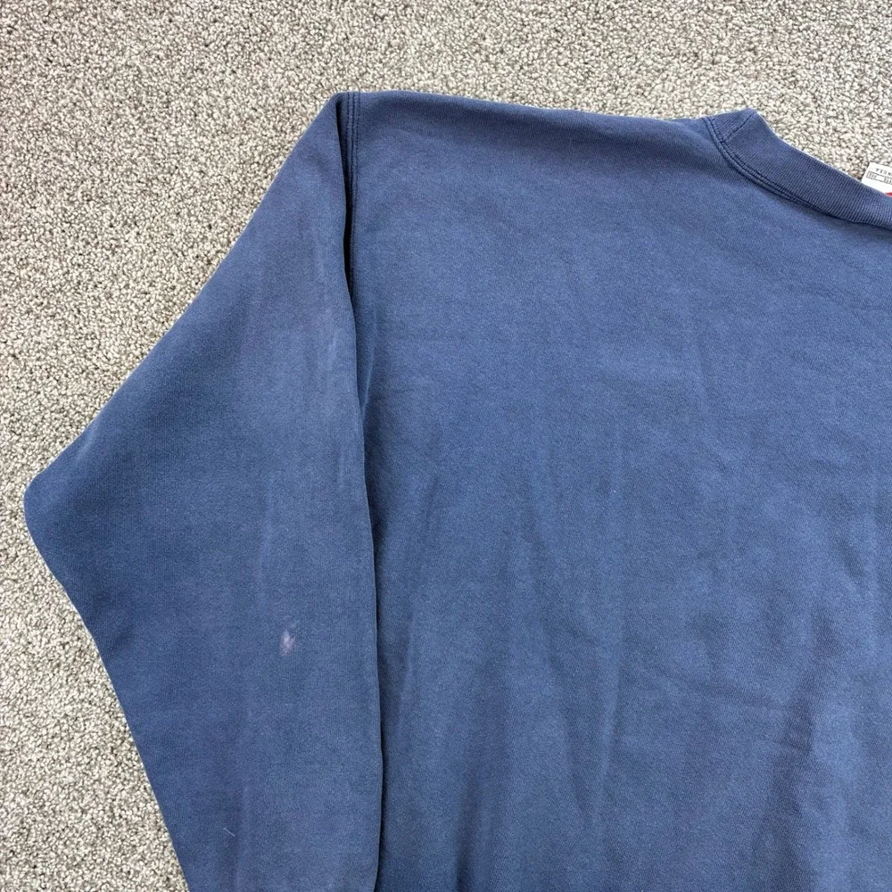 Vintage Nike Michigan Wolverines Football Sweatshirt Mens 2XL Blue Cotton USA